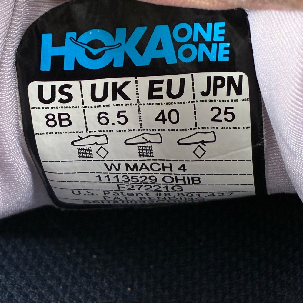 Holds One One Mach 4 Shoes Women’s Size 8B Mesh Running Sneakers - Picture 11 of 11